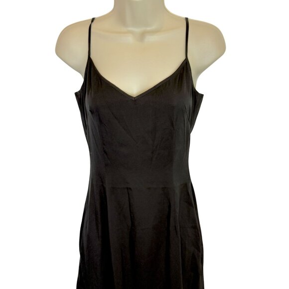 Sau Lee Black Maxi Slip Dress NWOT - Size 2 - Picture 7 of 8